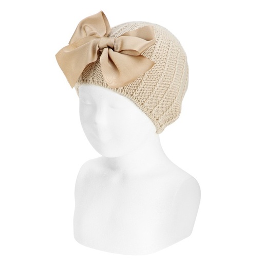 Hat W/ Large Grosgrain Bow