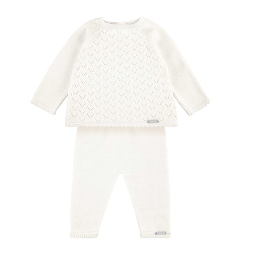 Pointelle Knit Set